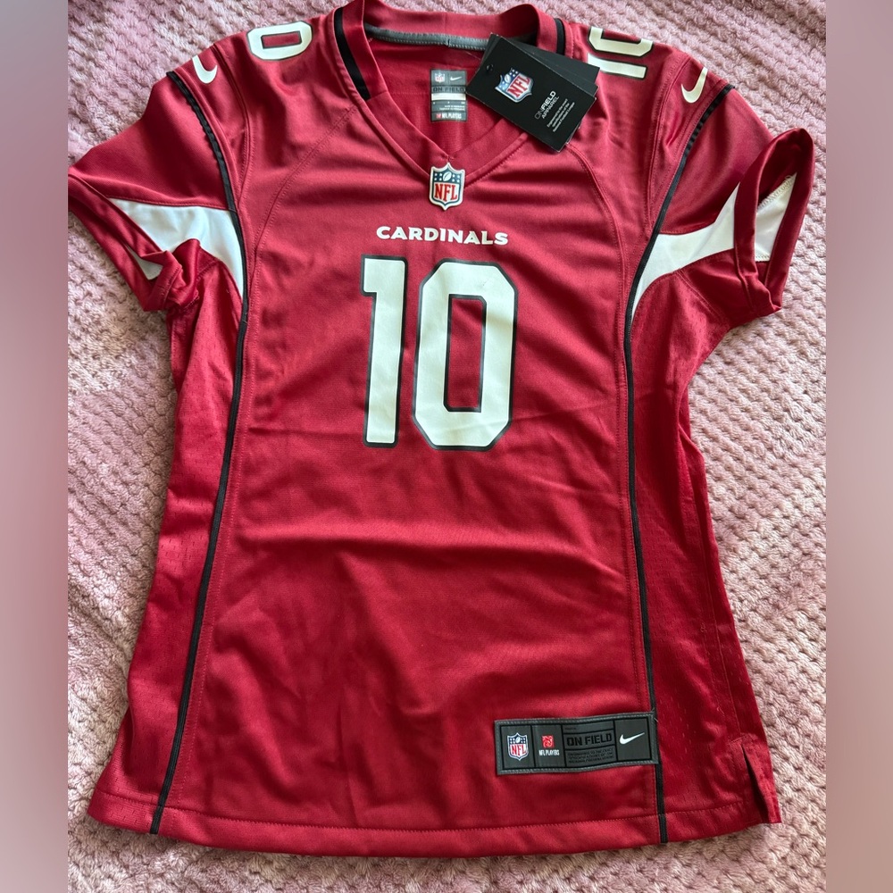 NFL Arizona Cardinals On-Field Jersey by Nike - DeAndre Hopkins 10 (W Sm)